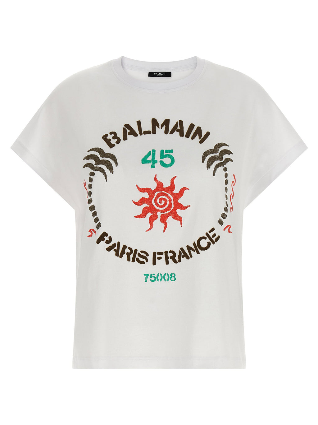 Balmain Club 45 Print T-shirt