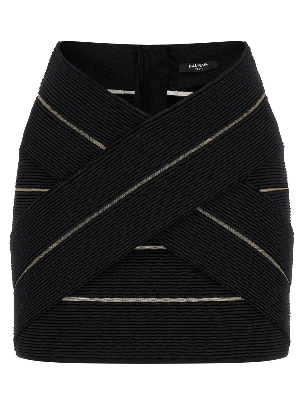Balmain V-shaped Waist Skirt