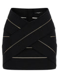 Balmain V-shaped Waist Skirt
