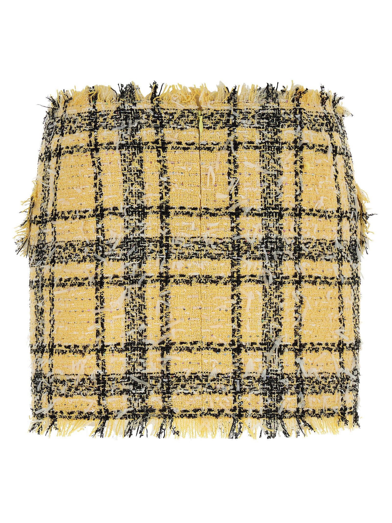 Balmain Lurex Tweed Skirt