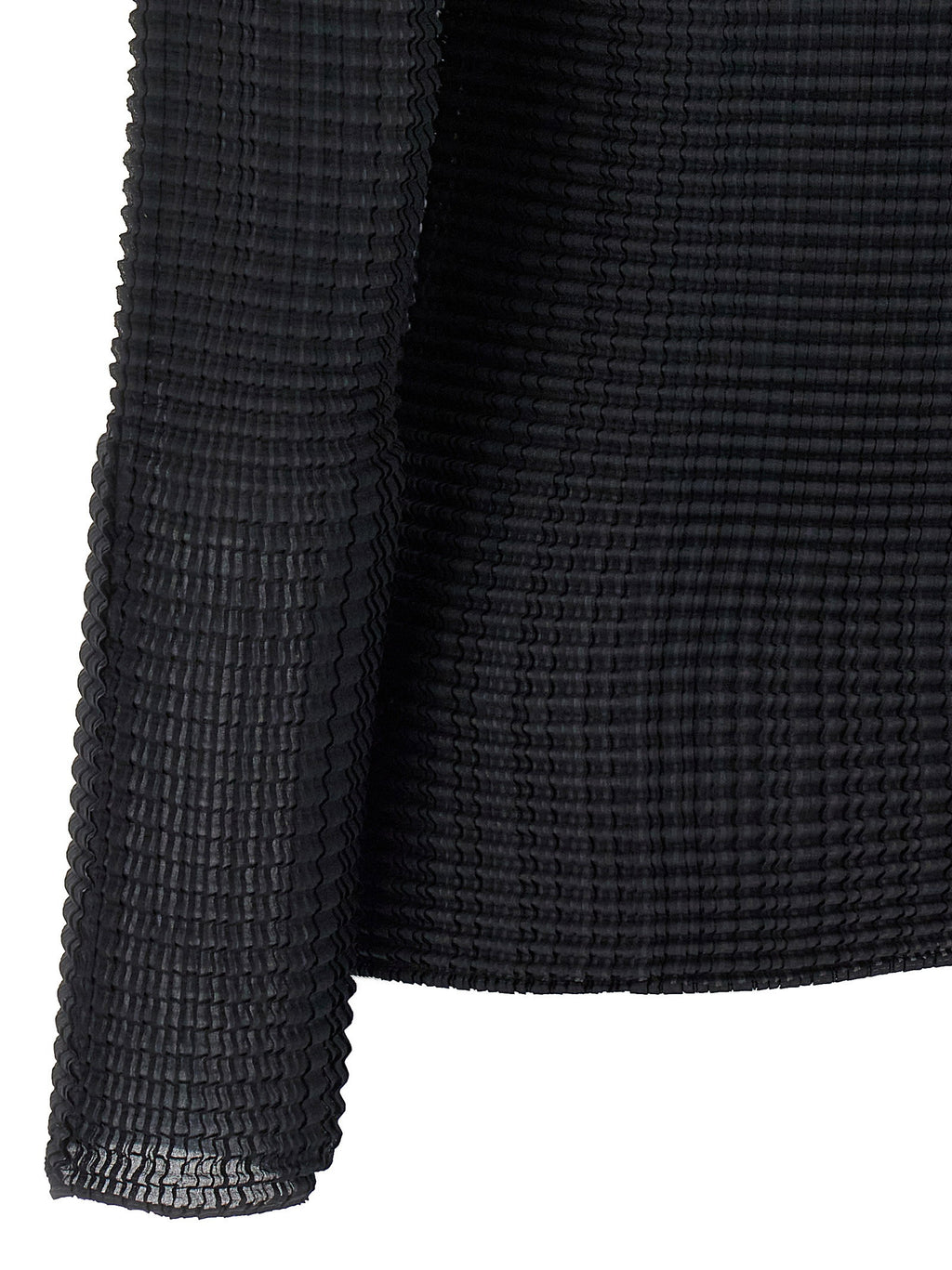 Issey Miyake Wooly Pleats Blouse