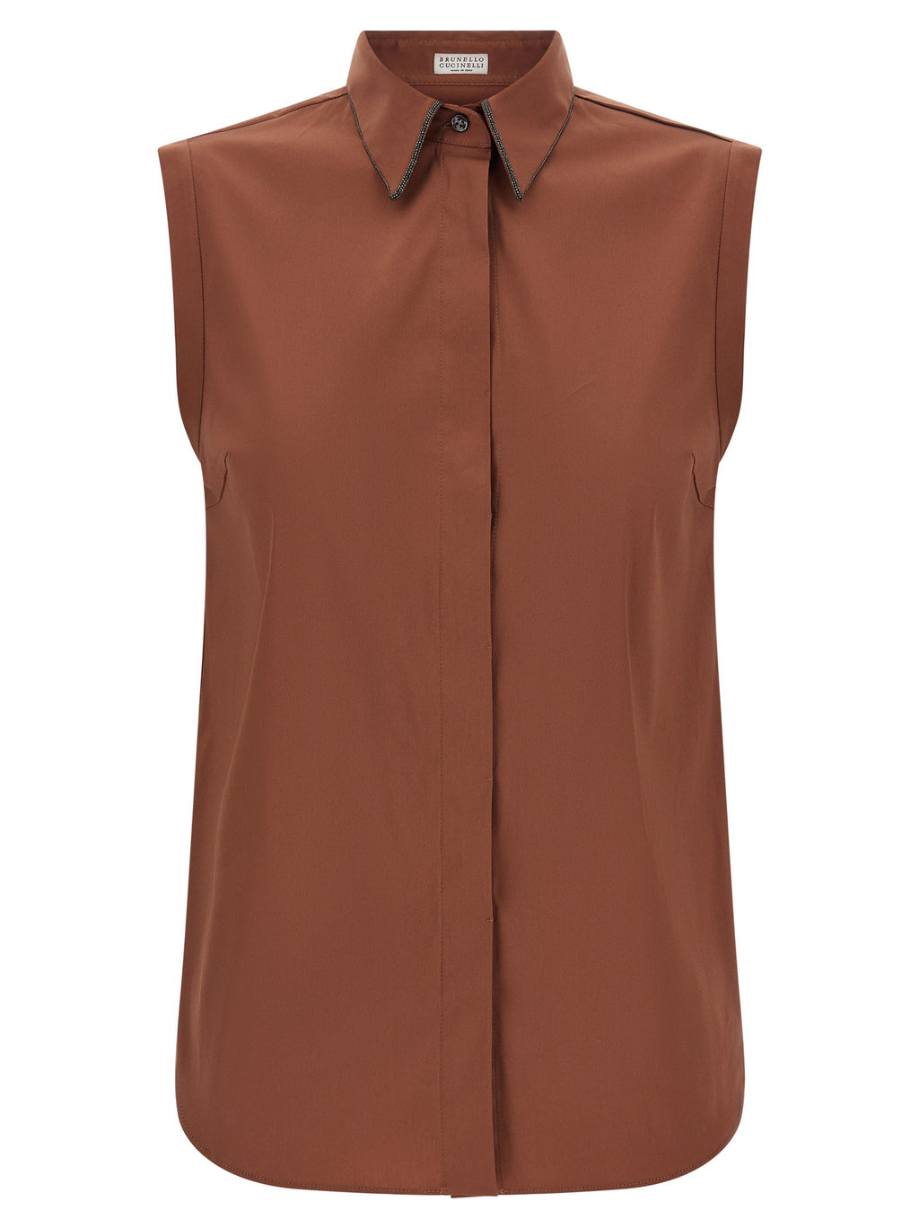 Brunello Cucinelli Shiny Trim Shirt