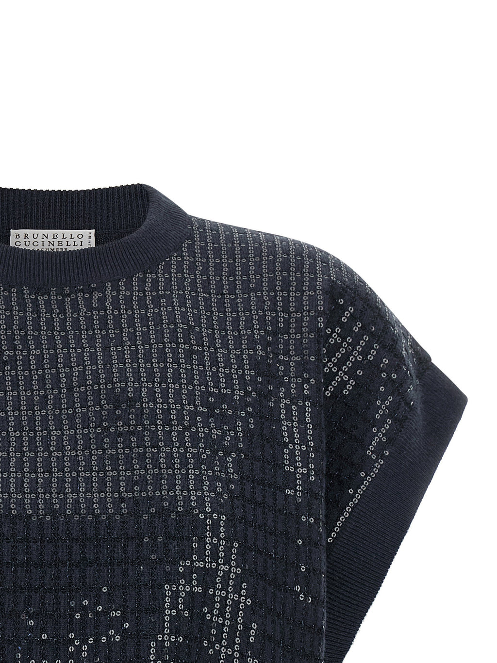 Brunello Cucinelli Sequin Embroidered Sweater