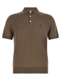 Brunello Cucinelli Knitted Polo Shirt