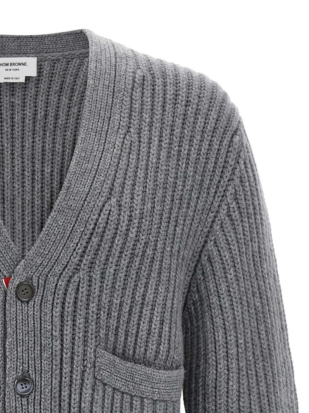 Thom Browne Rwb Tape Cardigan