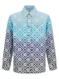 Casablanca Shacket Monogram Gradient Jacquard
