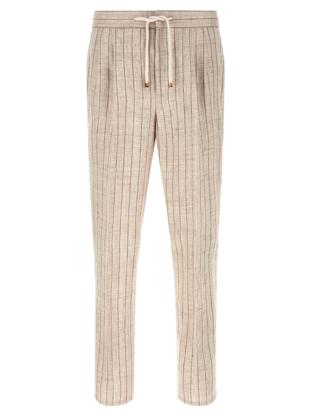 Brunello Cucinelli Striped Linen Trousers