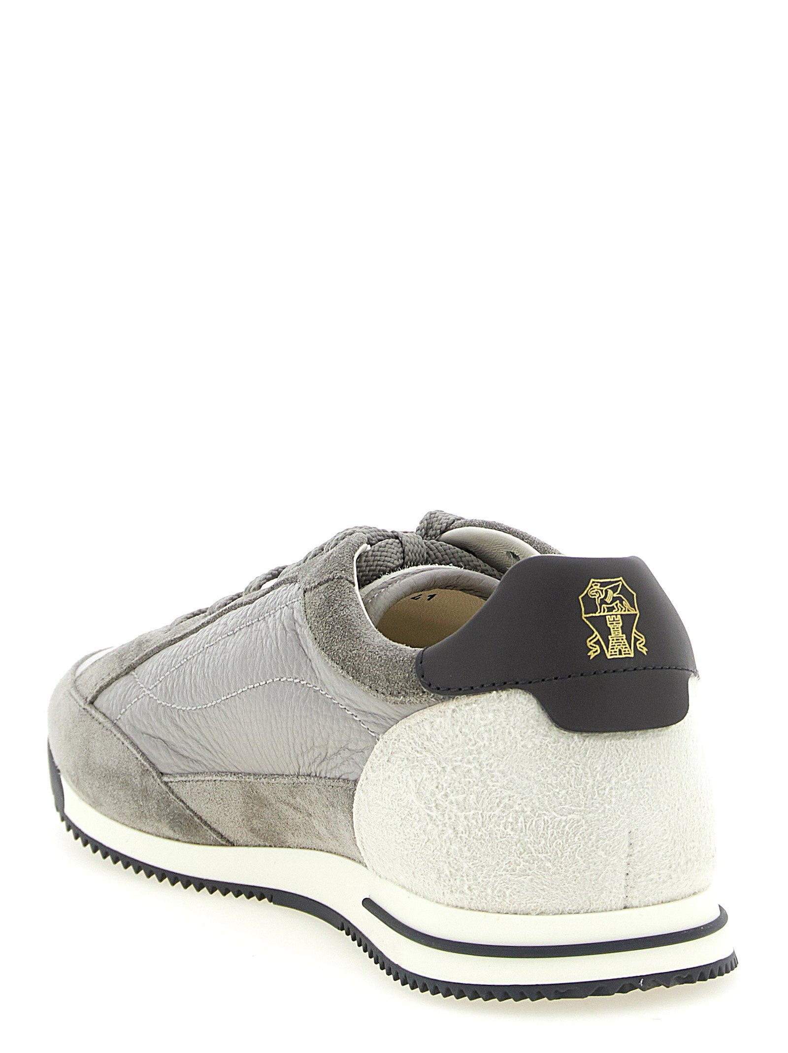 Brunello Cucinelli Deer And Suede Sneakers