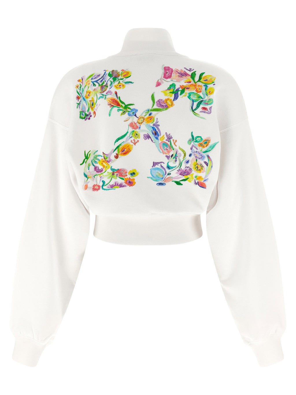 Off White Arrow Glowing Flower Sweatshirt