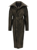 Rick Owens Dracucollar Belted Coat