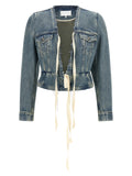 Maison Margiela Raw Cut Hem Denim Jacket