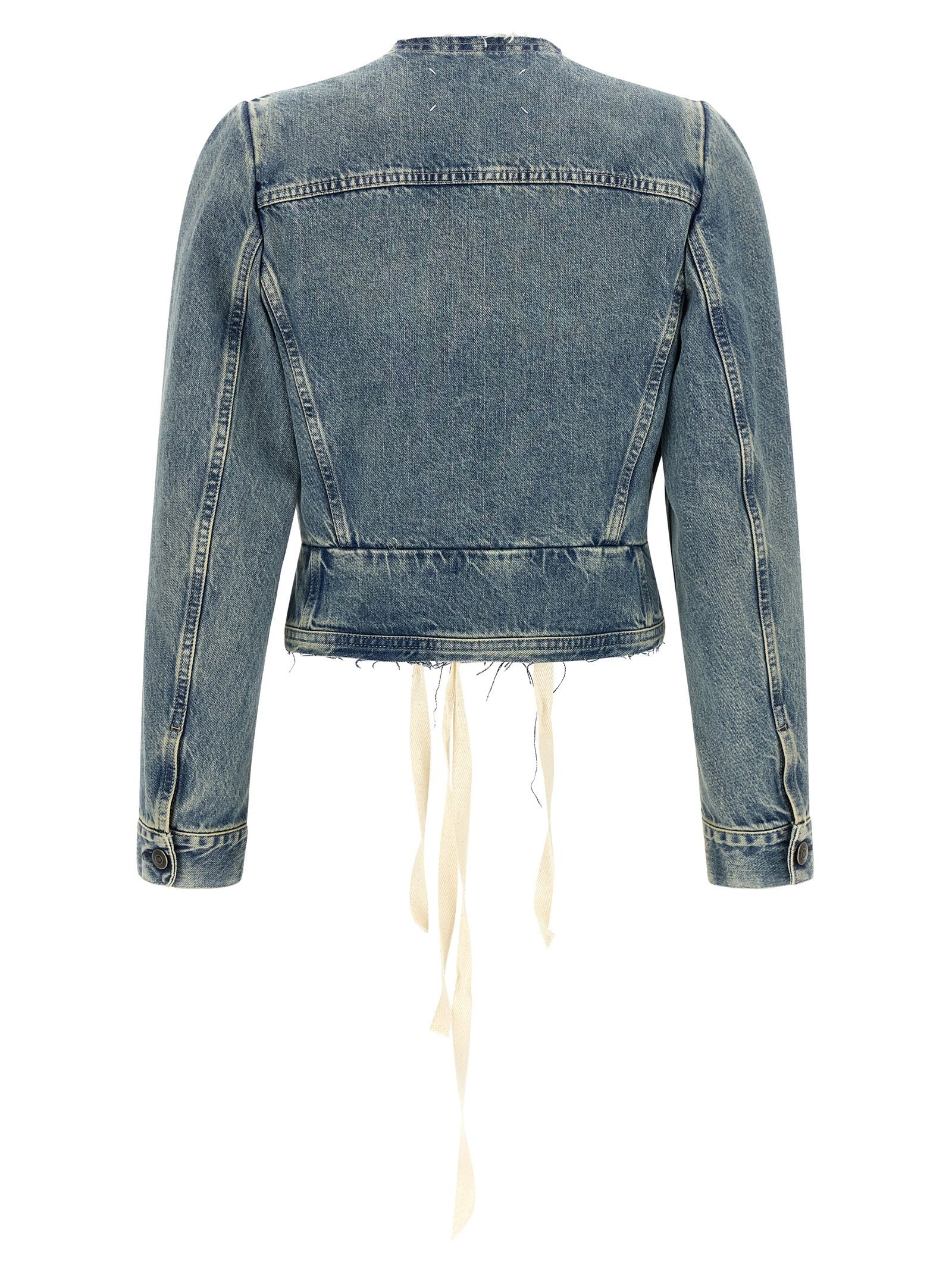 Maison Margiela Raw Cut Hem Denim Jacket
