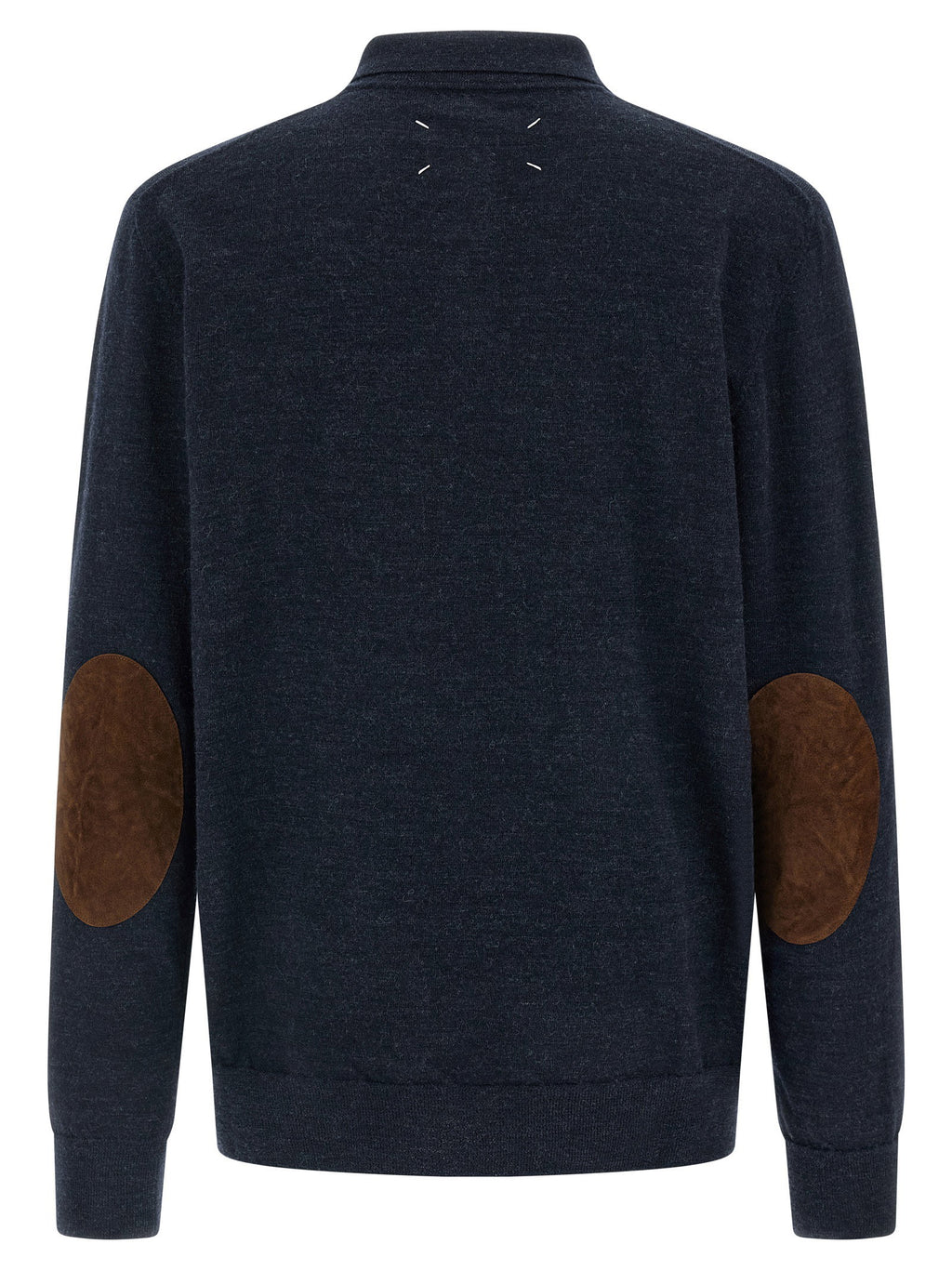 Maison Margiela Suede Patch Polo Shirt