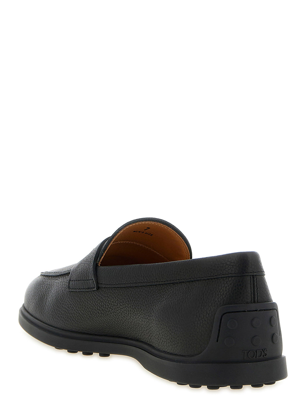 Tod's Hammered Leather Loafers